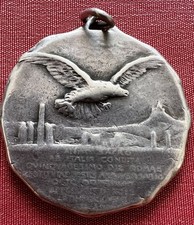 MEDAGLIA PRIMO CIRCUITO AEREO IL RESTO DEL CARLINO SETTEMBRE 1911 ARGENTO