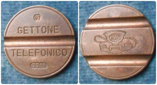 Gettone telefonico - gettone,