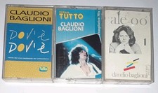 Musicassetta Claudio Baglioni Ale Oo' + Dov E' Dov' E + Compilation Mix Tutto Mc