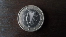 Moneta 1 euro Irlanda uovo
