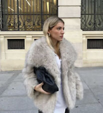 Pelliccia donna casual Bianco