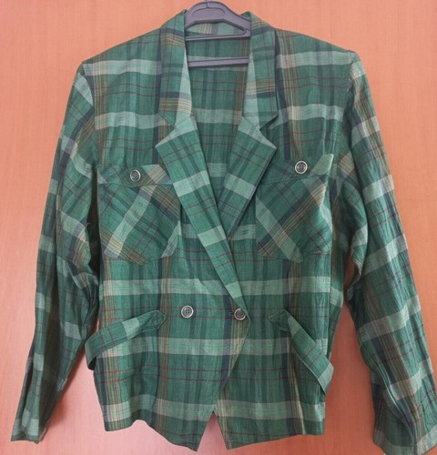 Giacca misto lino con