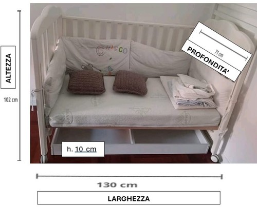 Culla lettino erbesi - culla, lettino"erbesi"mai