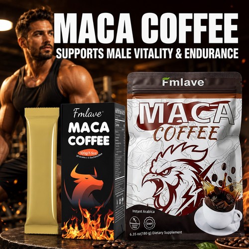 Maca caffè uomo integratore - maca,