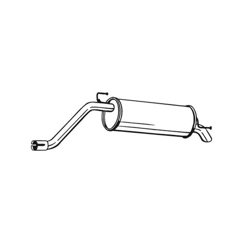 Bosal silenziatore scarico - bosal,