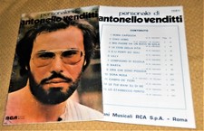 ANTONELLO VENDITTI   LIBRETTO SPARTITO     CON     13  CANZONI