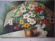 Quadro vaso con fiori Dipinto