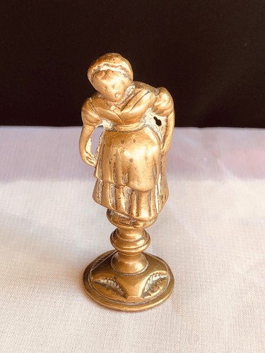 Vintage brass pipe tamper - pipe,