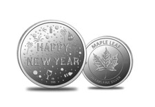 Moneta auguri di buon anno in