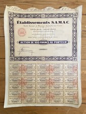 Ets SAMAC, Mécanique Automobile RENE COZETTE (COURBEVOIE 92) (K)