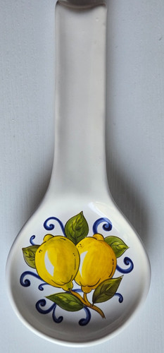 Cucchiaio vintage azzurra - vintage,