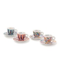 Illy Art Collection Sol Calero | 25366 Un Set da 4 Tazze Espresso, Numerate e...