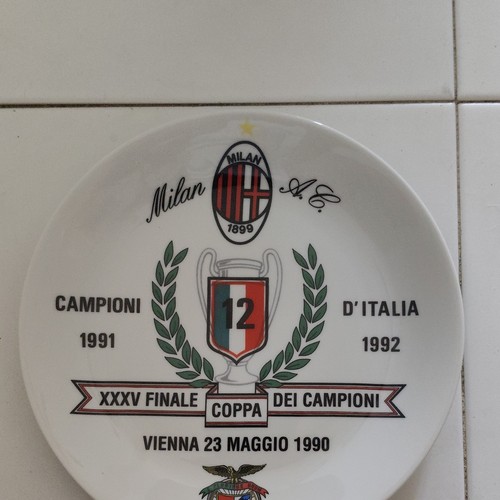 Milan piatto commemorativo - ac,