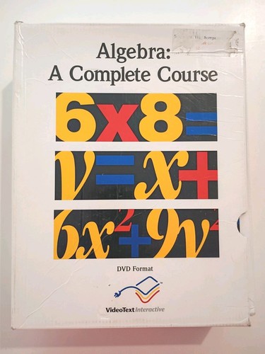 Video text algebra - video, complete