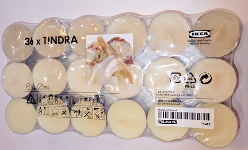 Confezione candele tealight - 36,