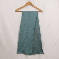 Sciarpa Roberto Cavalli colore verde 142x23 cm