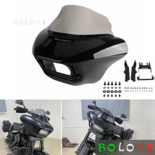 Kit carena parabrezza anteriore stile squalo per Harley Fat Bob FXFB FXFBS 2018-2024