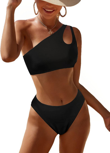 Bikini donna con una - donna, spalla