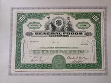 General Foods Corporation 100