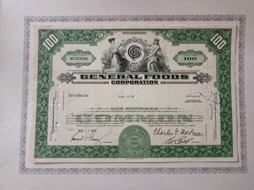 General foods corporation 100 - general,