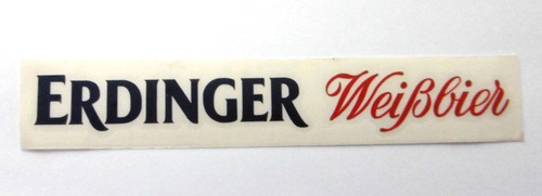 Adesivo pubblicitario erdinger - adesivo,