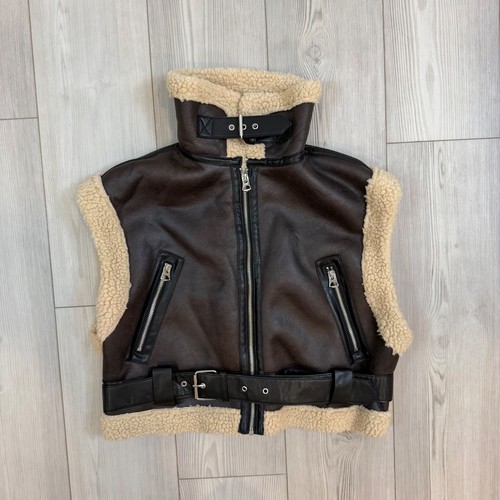 Gilet aviatore zara marrone - aviatore,