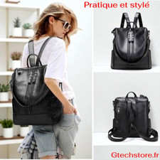 Sac à dos femme cuir souple