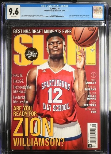 Zion williamson slam magazine - williamson,