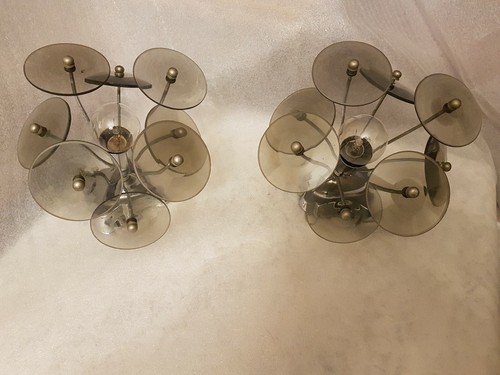 Pair sputnik sconces venini - pair,