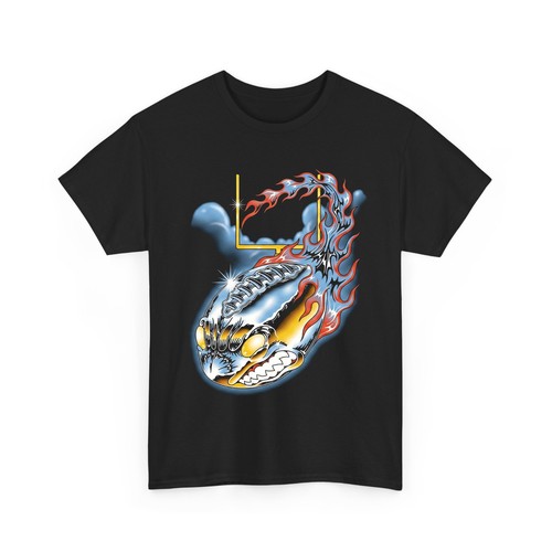 Shirt uomo flaming football - t-shirt,