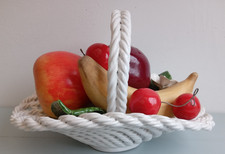 Cesto di frutta in tessuto di