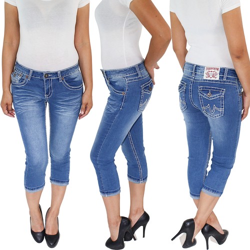 Jeans capri bemuda - jeans,