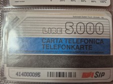 SCHEDA TELEFONICA RARA - AA43A CARABINIERE DIEKARTE ATTACCATO - PROVA ARC 3 ZERI