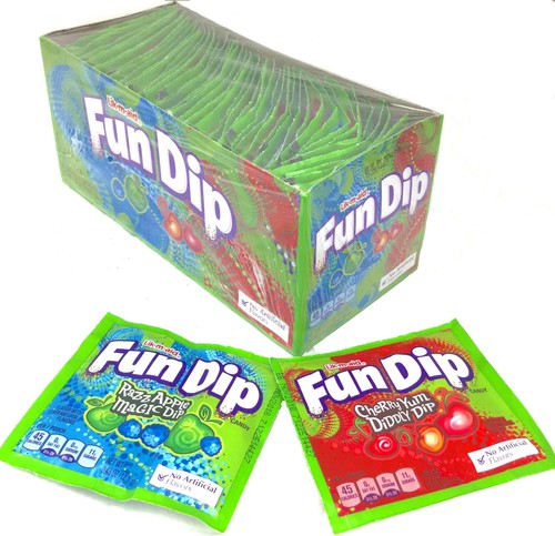Wonka fun dips bx - fun, dips/48-bx