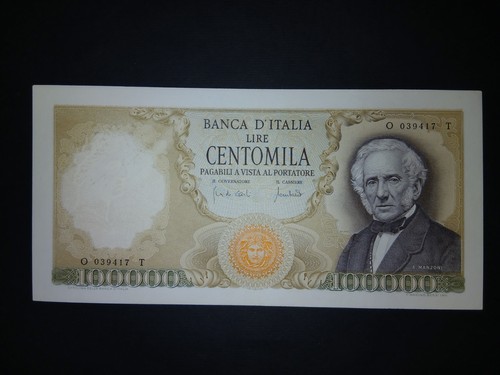 100000 lire manzoni 1970 - 100000, 19.07.1970