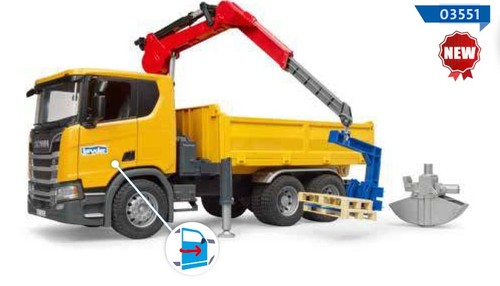 Bruder camion porteur benne - -,