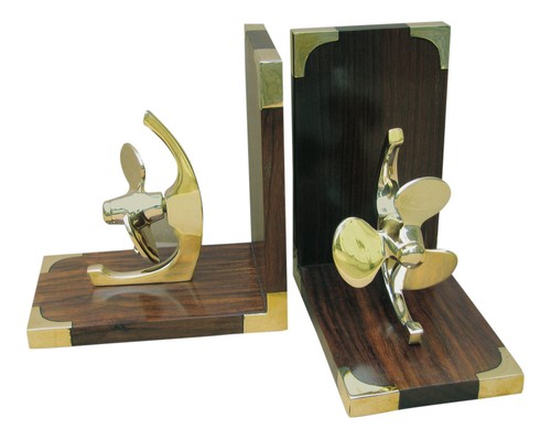 Bookends ship s propeller - -,