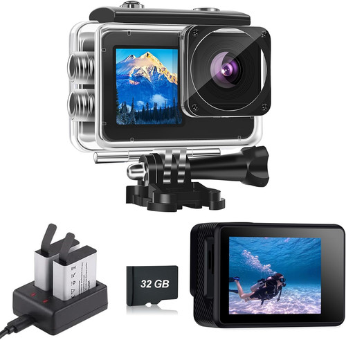 Action cam doppio - action,