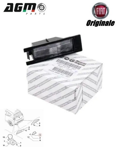 Fanale targa luce sinistro - fanale,
