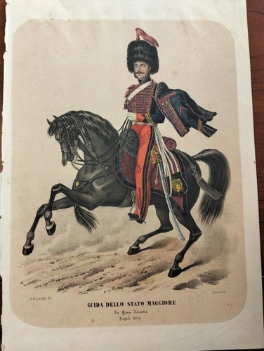 1854 litografia zezon guida - 1854,