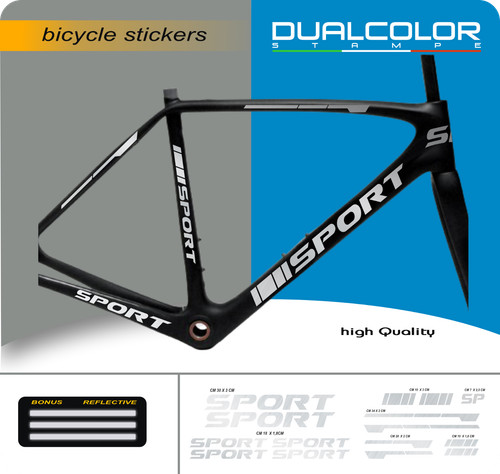 Set adesivi telaio bici mtb - set,