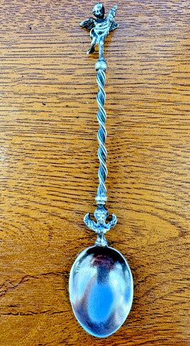 Cucchiaio cherubino argento