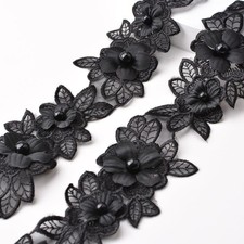 URROMA Nastro in pizzo nero