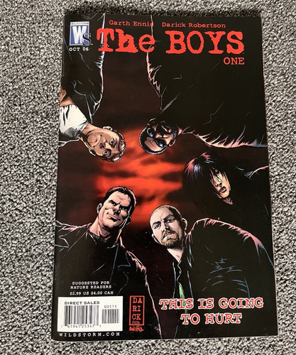 The boys wildstorm comic book - boys,