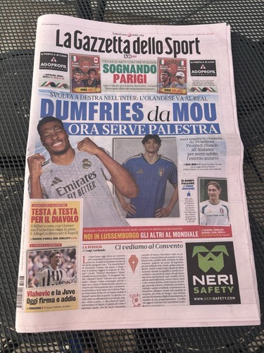 Giornale calcio giugno 2026 - giornale,