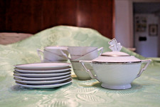 Servizio da caffè 6 persone Zeh Scherzer Bavaria - 1930, Anniversario 50 anni