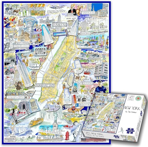 Puzzle 1000 pezzi mappa dei