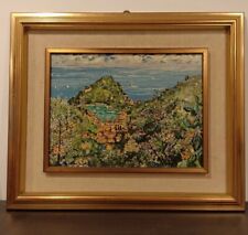 Quadro su ceramica portofino Michele Cascella multiplo con certificazione