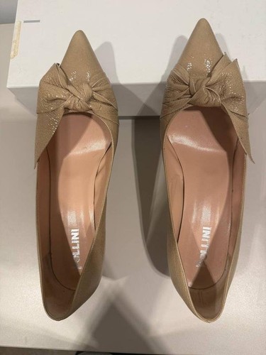 Pollini donna tacco beige