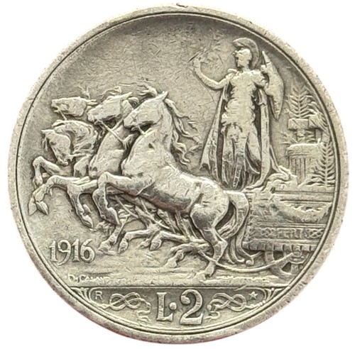 Lire 1916 quadriga briosa - lire,